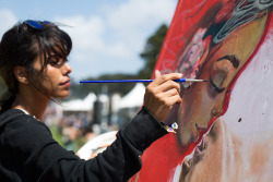 supersonicart:  The Art of Outside Lands. During the weekend of August 7th through the 9th over 200,000 attendees enjoyed the Outside Lands festival in San Francisco, California. The festival had an amazing lineup of music with headliners like Elton John,