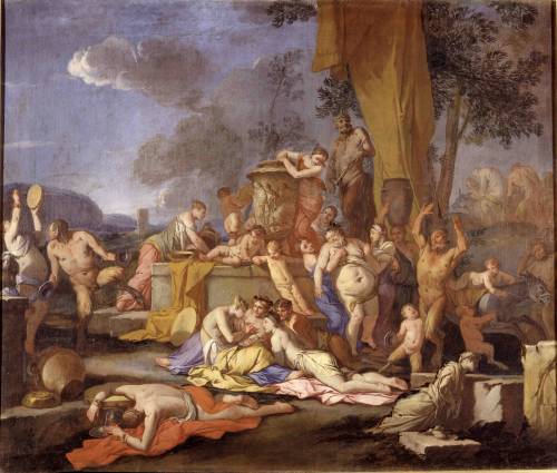 Giulio Carpioni (Venezia 1613 - Verona 1678); Bacchanal, 1665-70; oil on canvas, Federico Zeri’s art collection
