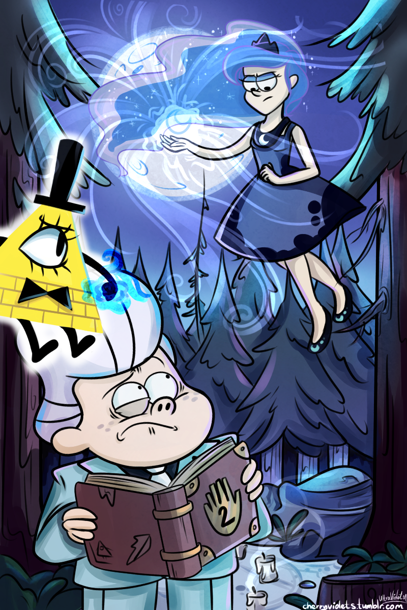 cgeyeguy:  freewavemusic:  tenaflyviper:  ryanmoody:  Gravity Fall and MLP: FIM Art