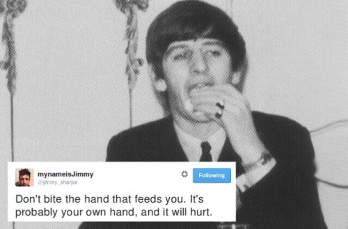 harrisonsdong: beatles + funny tweets