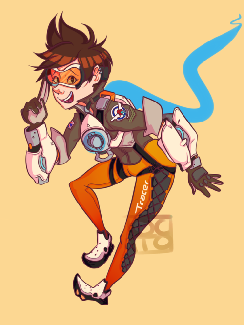 A preview of my Tracer Print for Qcon!!! I’m still messing with the print in photoshop but hop