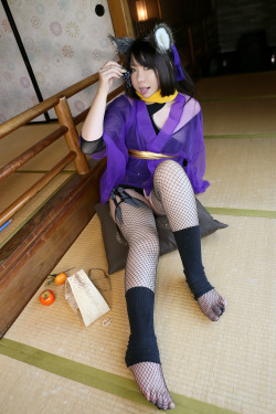 Cute Cosplay Girl Higurashi Rin (Kitsune-Chan) 1-42