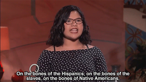mockeryd:  coffeeandcursewords:  huffingtonpost:  Incredible Teen Poets Sum Up Everything Wrong With America American textbooks have plenty of blind spots, but Belissa Escobedo, Rhiannon McGavin and Zariya Allen offer a wide-ranging view of our country