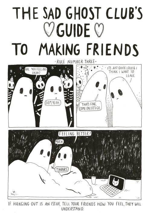 thesadghostclub:Communication is essential, don’t be hard on friends who might not understand, all you can do is explain