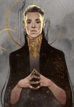 Fuckyeahjupiterascending:  A Detail From A Stunning Painting Of Balem By Sash-Kash. 