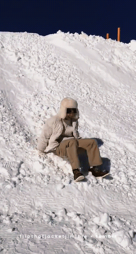 Happy Jiminie In The Snow