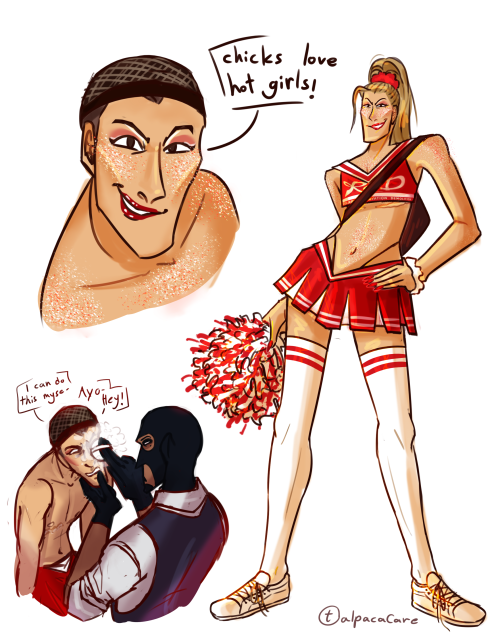 Ok So @youcancallmenoob Made This Post About The Tf2 Men In Drag And Its Been Haunting Me For Weeks Now