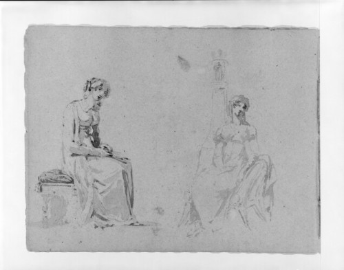 (From Sketchbook), Thomas Sully, 1810–20, American Decorative ArtsRogers Fund, 1953Size: 9 x 1