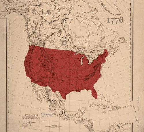 thechesterfield: mapsontheweb: US Native land loss from 1776 to 1930. When white nationalists claim 