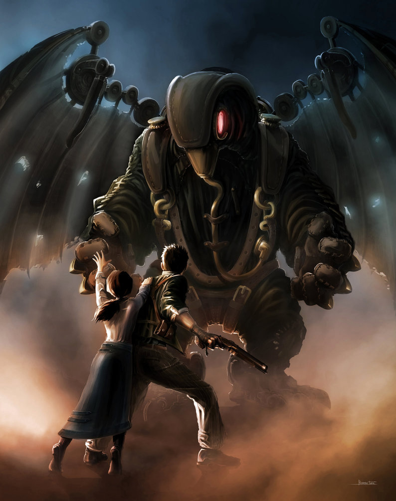 bioshock2k:    “If I could put him down, would she let me?&ldquo; Fan art