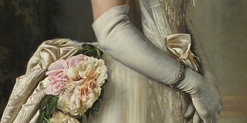 andantegrazioso:Portrait of an elegant Lady (details) | François Brunery