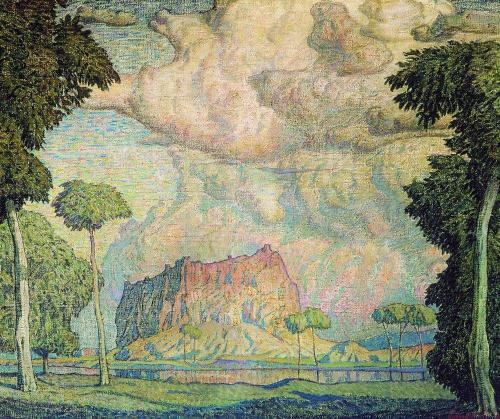 konstantin-bogaevsky: Tropical landscape, 1906, Konstantin BogaevskyMedium: oil,canvas