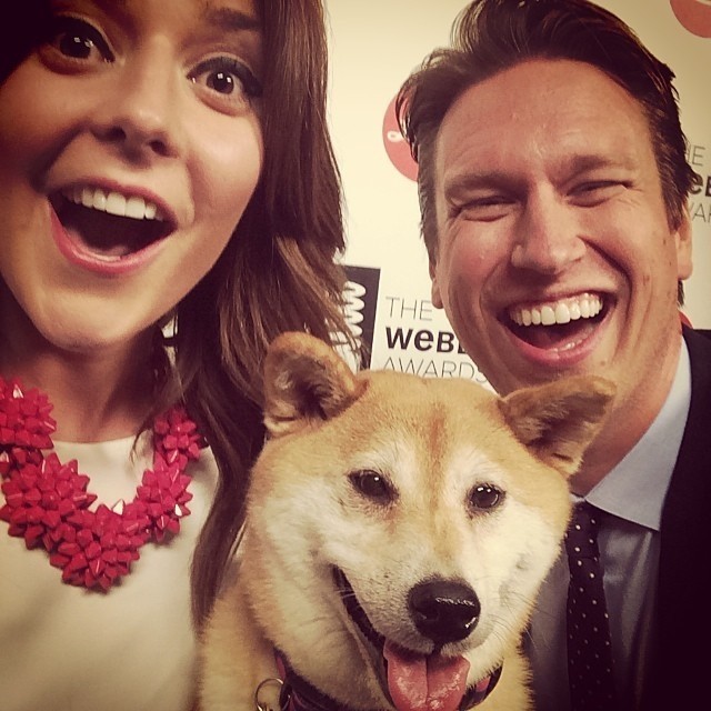 gracehelbig:  regram @peteholmes Whaaaaaa? @gracehelbig AND Doge!! @doge #doge #itsgrace