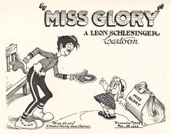 Page Miss Glory lobby card