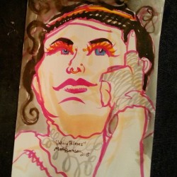 Drawings of Johnny Blazes from Dr. Sketchy’s