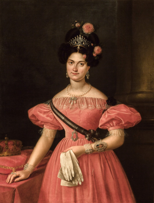 Maria Christina of the Two Sicilies, Queen of Spain by Luis de la Cruz y Rios, 1831