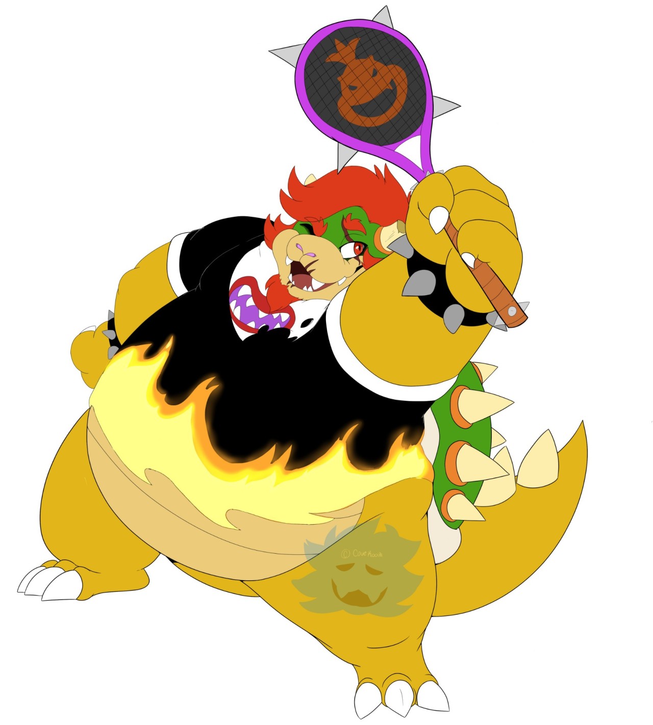 Super Mario AU- Bowser Koopa Junior by GavinoElDiabloGuapo on