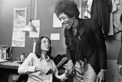 Joan Baez and Jimi Hendix