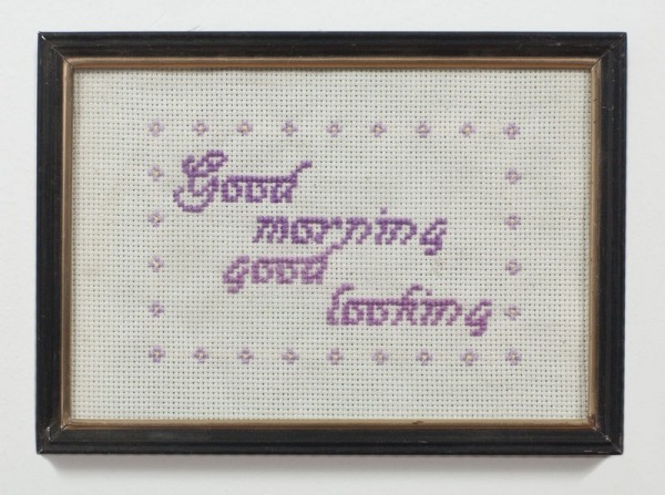 nyctaeus:  Elana Adler, ‘You Are My Duchess’, 2014 The artist embroiders men’s