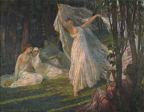 books0977: The Dance in the Sacred Wood (1910). Gabriel Deluc (French, 1883-1916). Oil on canva