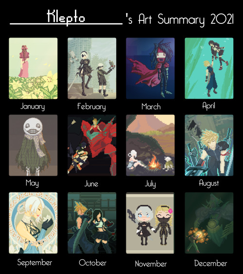 The first year I’ve had enough art to do one of these!So glad I started drawing again this year; I’v