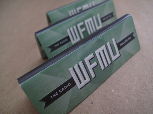 The Radio Rolled Me Rolling papers design for the 2014 WFMU fundraising marathon. Available here: ht