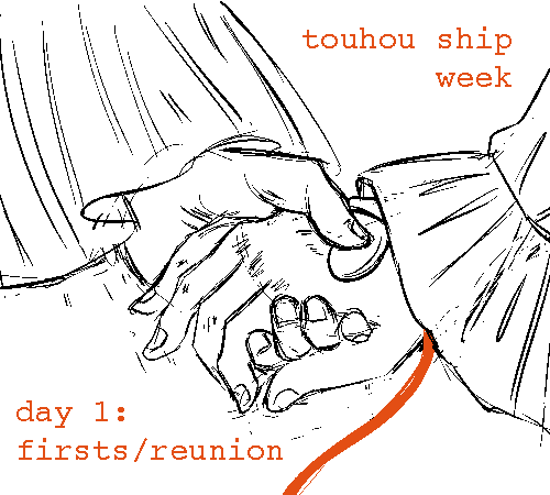 Short Satori/Patchouli comic/fic for day one of Touhou Ship Week on twitter! I dunno how many of the