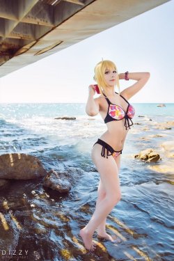 hot-cosplays-babes:Fate/Extra - Saber Nero (Bikini ver.) 10 by KiaraBerry 