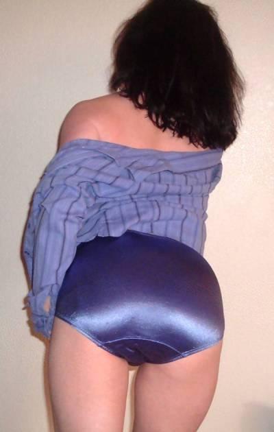 full back satin panties