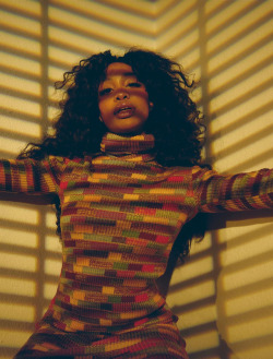 zoe-kravtiz:SZA for i-D photographed by Petra