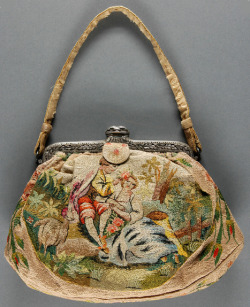shewhoworshipscarlin: Handbag, 1800s, USA or Europe.