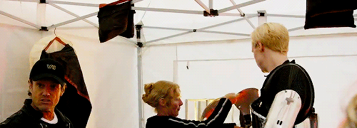 fysw:Gwendoline Christie on set - Secrets of The Force Awakens’ | Sneak Peek