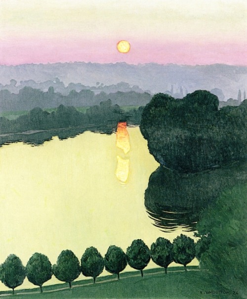 Félix Édouard Vallotton aka Félix Vallotton (Swiss, 1865-1925, b. Lausanne, Switzerland) - Les Andel