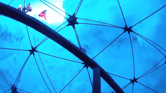 prostheticknowledge:  Drone flies in crevasseDemonstration from Flyability of a drone