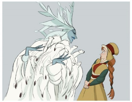 animationandsoforth: Early Frozen character designs by Minkyu Lee