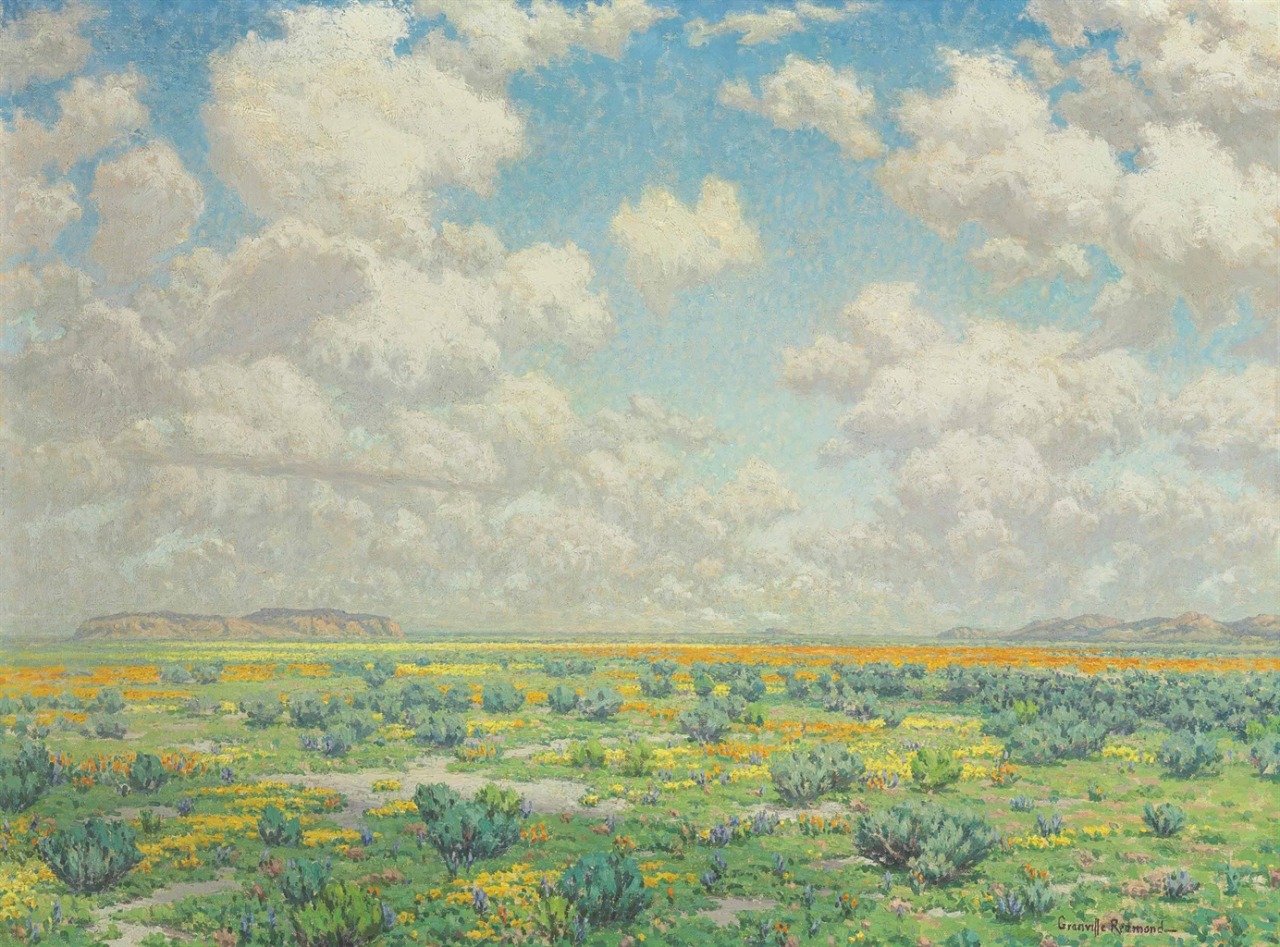 thunderstruck9:  Granville Redmond (American, 1871-1935), Spring - Antelope Valley,