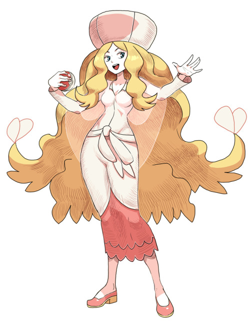 genzoman:  More Pokemon sketch ! Caitlin /  Cattleya  / カトレア#カトレア #ポケモン #ポケモン20周年 #Pokemon20 #Nintendo  