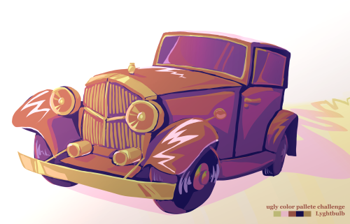 ugly color pallete challenge featuring the bentley!i made this with the lasso tool, fill bucket, and