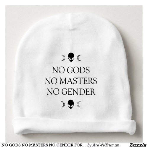 NO GODS NO MASTERS NO GENDER FOR BABIES perfect for gender reveal parties and for parents who are si