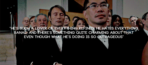 mendelsohnben:“He’s a happy duckling and life is beautiful”- Hannibal Lecter, according to Mads Mikk