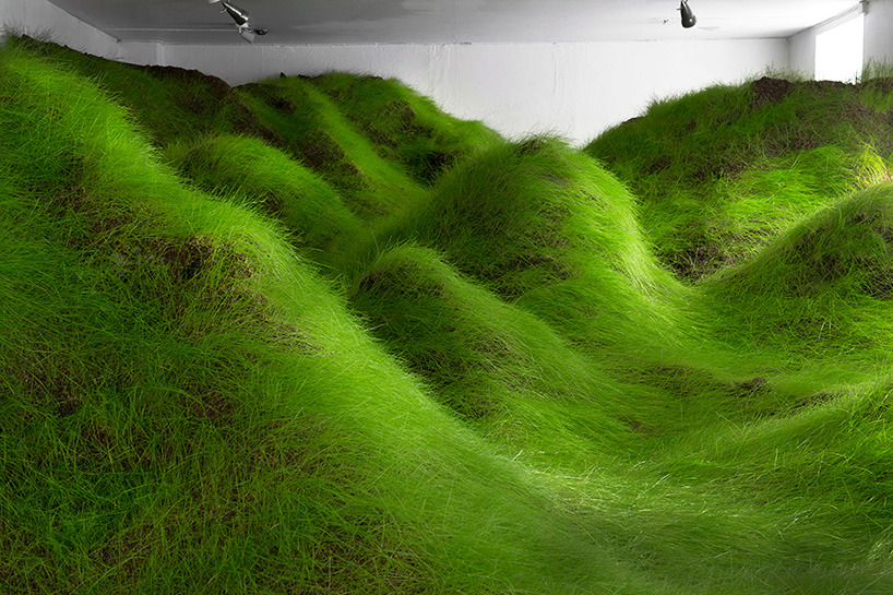 homelimag:  &lsquo;Not Red but Green&rsquo; Art Installation by Per Kristian