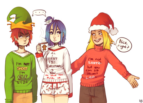kingsunmoon:Merry Christmas Akatsuki !