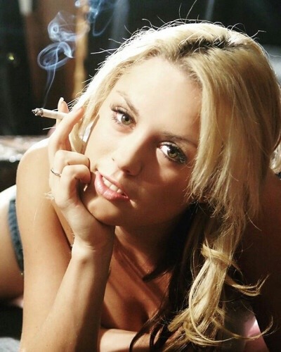 wifeswickedlust: Gee, I’m glad you moved in next door.  My hubby doesn’t know I smoke and it’s nice to have a place to go and be bad.   No, no.  You shouldn’t touch me like that.  Sneaking over here to smoke a cigarette is one thing, but I