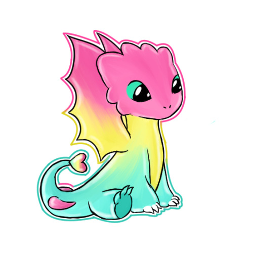 thatacefangirl:Pride Dragons! So! I digitalised these little pride dragons! I couldn’t figure out h