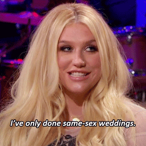 deansuxx:Kesha shares her experience as an ordained minister on Hollywood Game Night