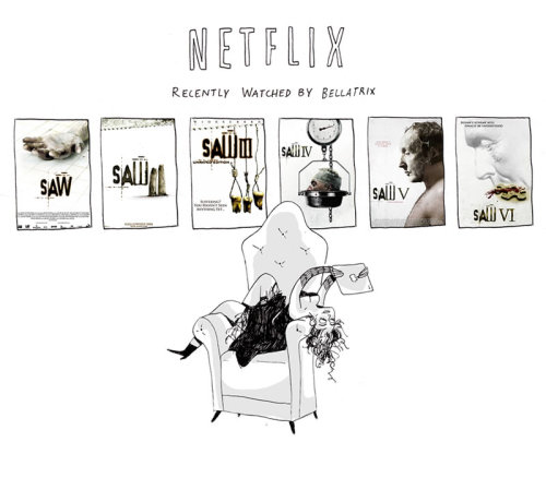 sparkitors: We love only two things in this world: Netflix binges and Harry Potter. @vitoriabas has 