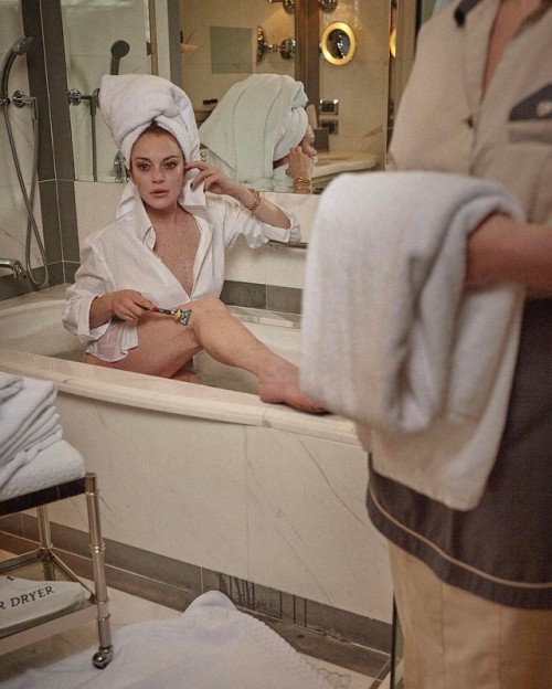 everythinglindsaylohan: Lindsay Lohan photographed by Luca &amp; Alessandro Morelli for L’