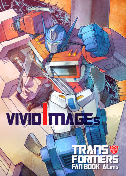 ai-img:  Cover of  Transformers fanbooks for TTFK3