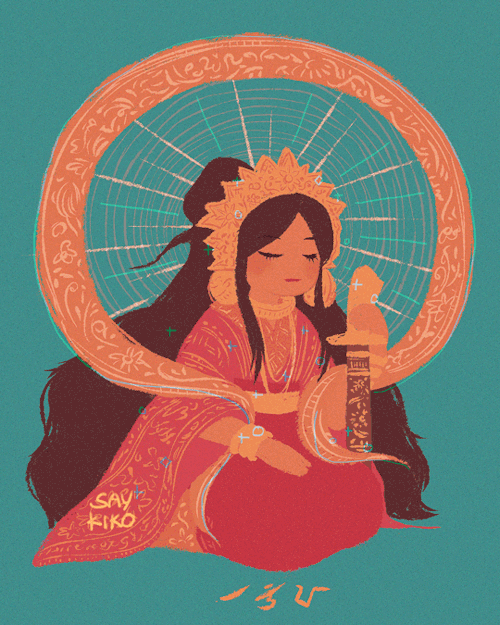 saykiko: Haliya, the Bicolano goddess of moonlight  [⚫]