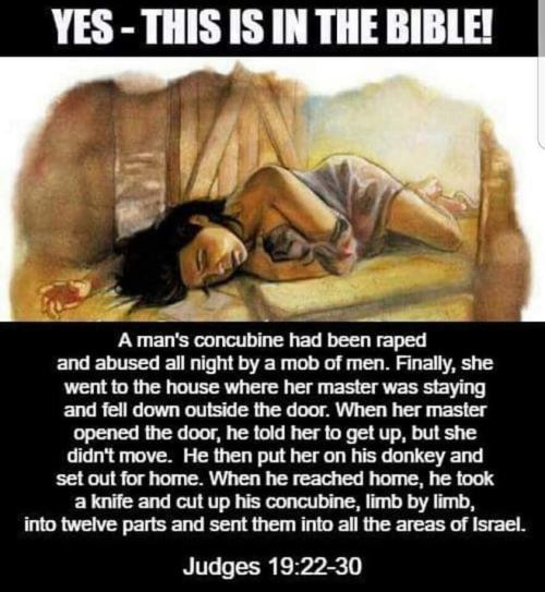 This is how women are treated in the bible, and the Supreme Court of the US wants to go back to thos